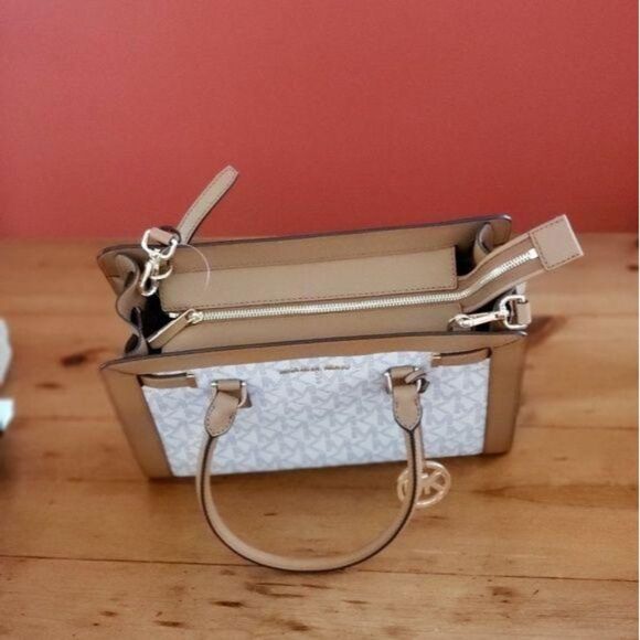 Michael Kors Large Dillon Signature Logo Crossbody Shoulder Satchel Handbag - Picture 5 of 8